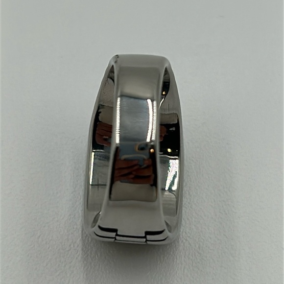 2039- Orange Color Natural Stone Agate Handmade Men's Ring Size 13.5 NWT - Picture 7 of 7